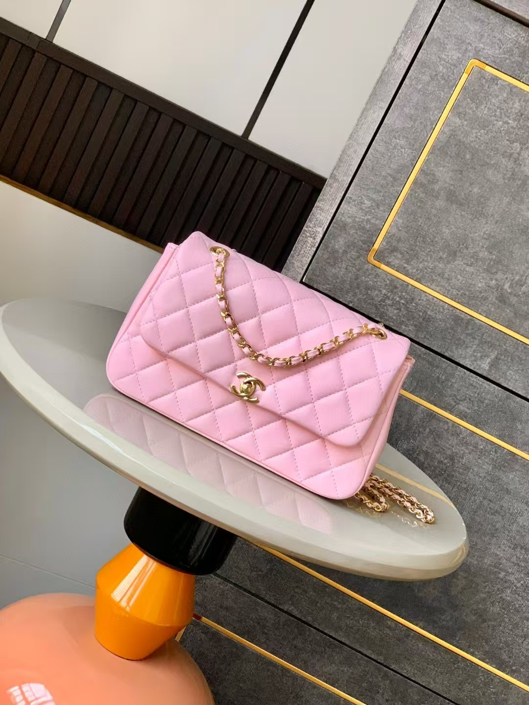 Ch**el Flap Bag 14x 22.5x 5.8cm