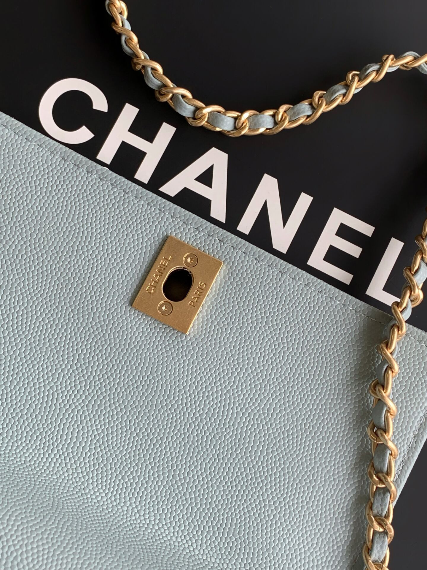 Ch**el Coco Handle Bag 23cm