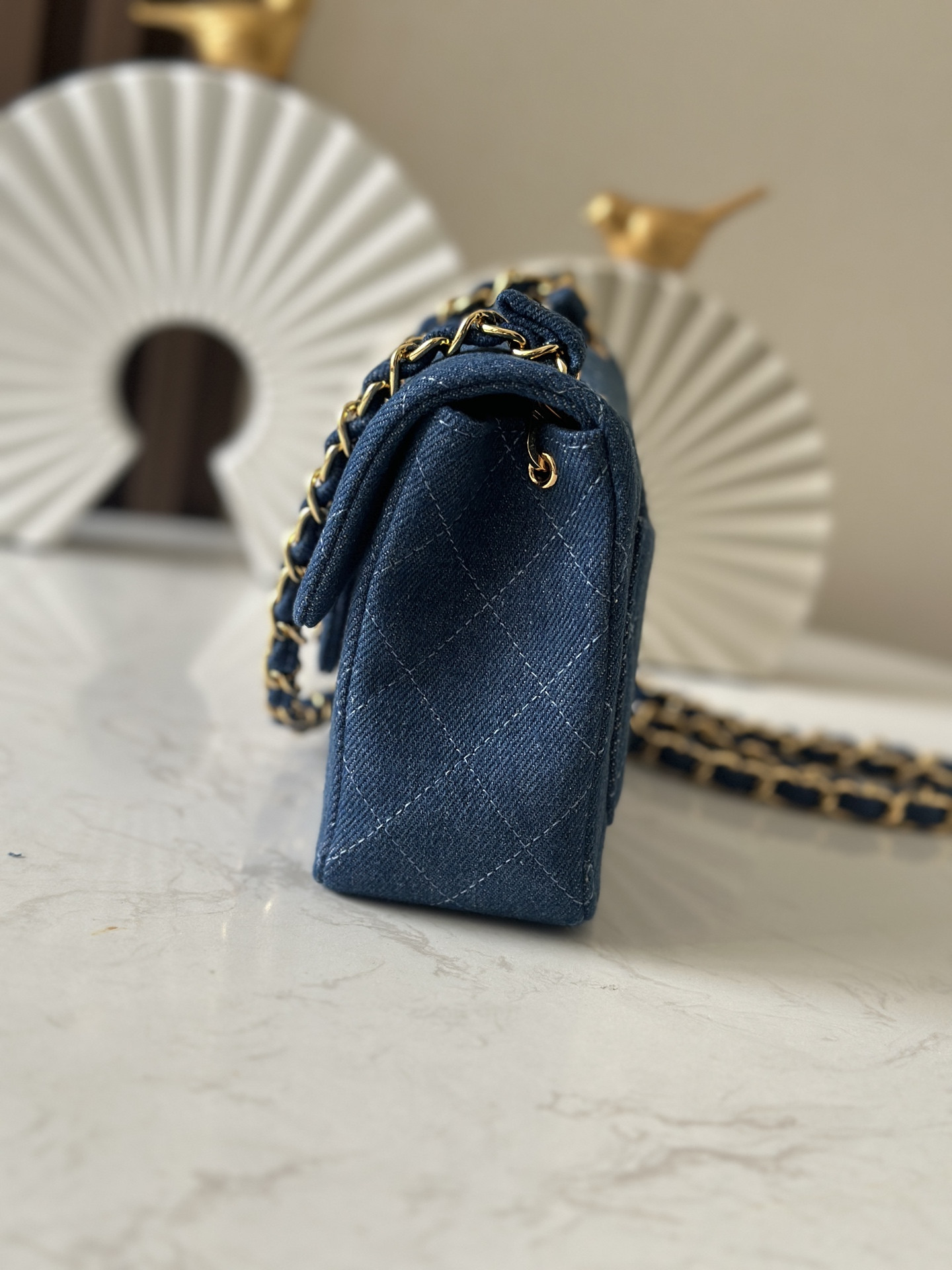 Ch**el Mini Square Flap Bag 17.5cm