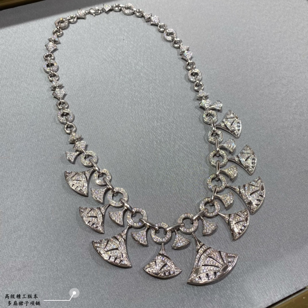 Bv1g*ai Multi-sash skirt Necklace(No refund or exchange)
