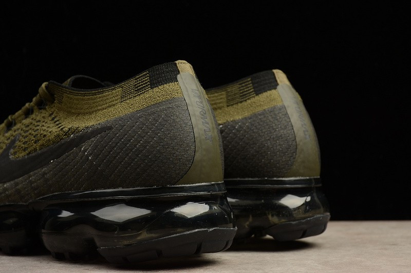 UA Nike Air Vapormax Flyknit Cargo Khaki Black-Medium Olvie Shoes