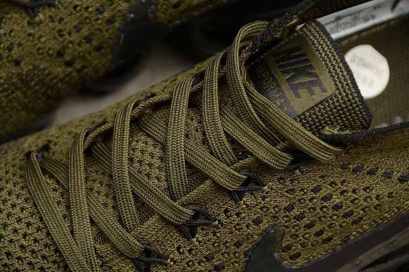 UA Nike Air Vapormax Flyknit Cargo Khaki Black-Medium Olvie Shoes