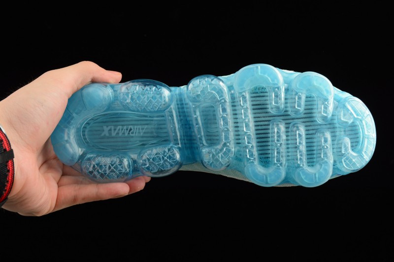 UA Nike Air Vapormax Flyknit Glacier Blue White Shoes