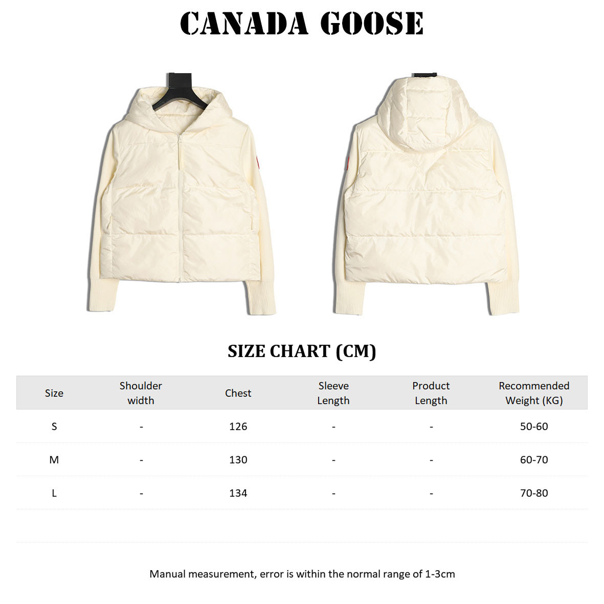 Can*a G00se Short Puffer jacket