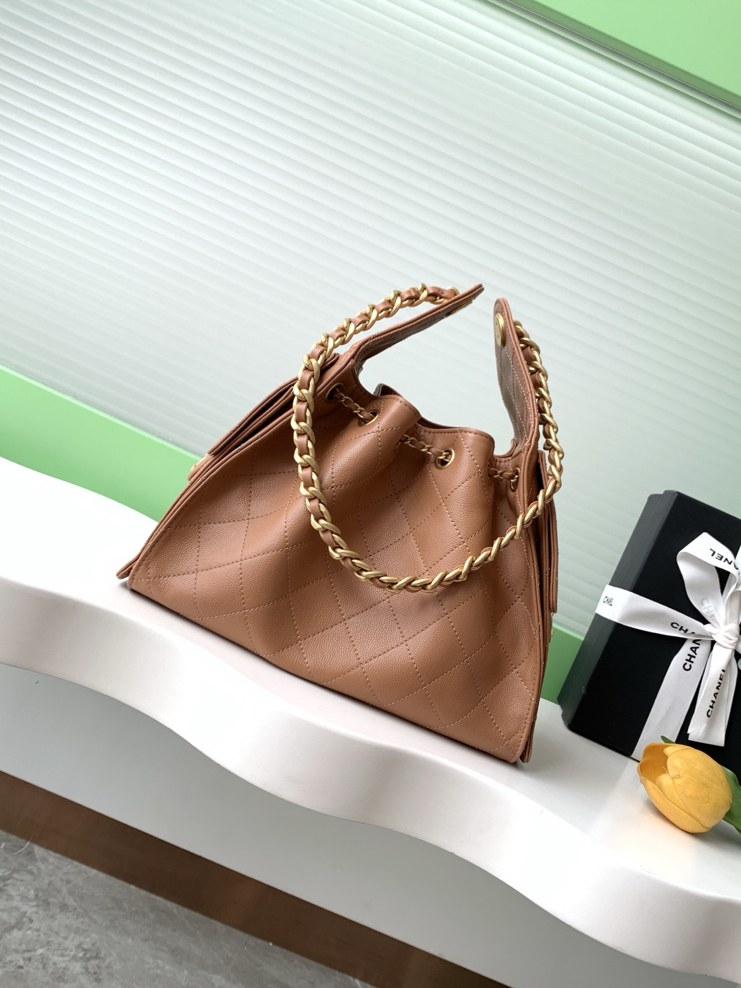 Ch**el 25C Bucket Bag 26x30x14cm