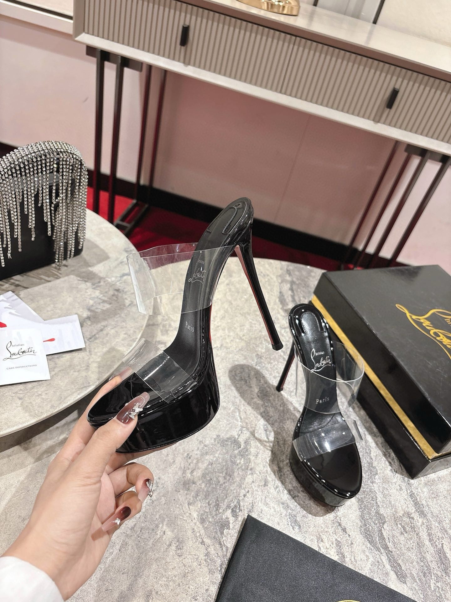 UA Chr1st1an Louboutin Just Nothing Alta 150mm