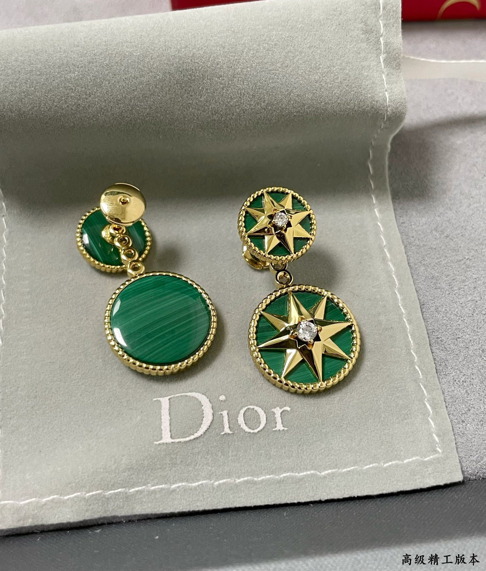 D10r rose des vents earrings