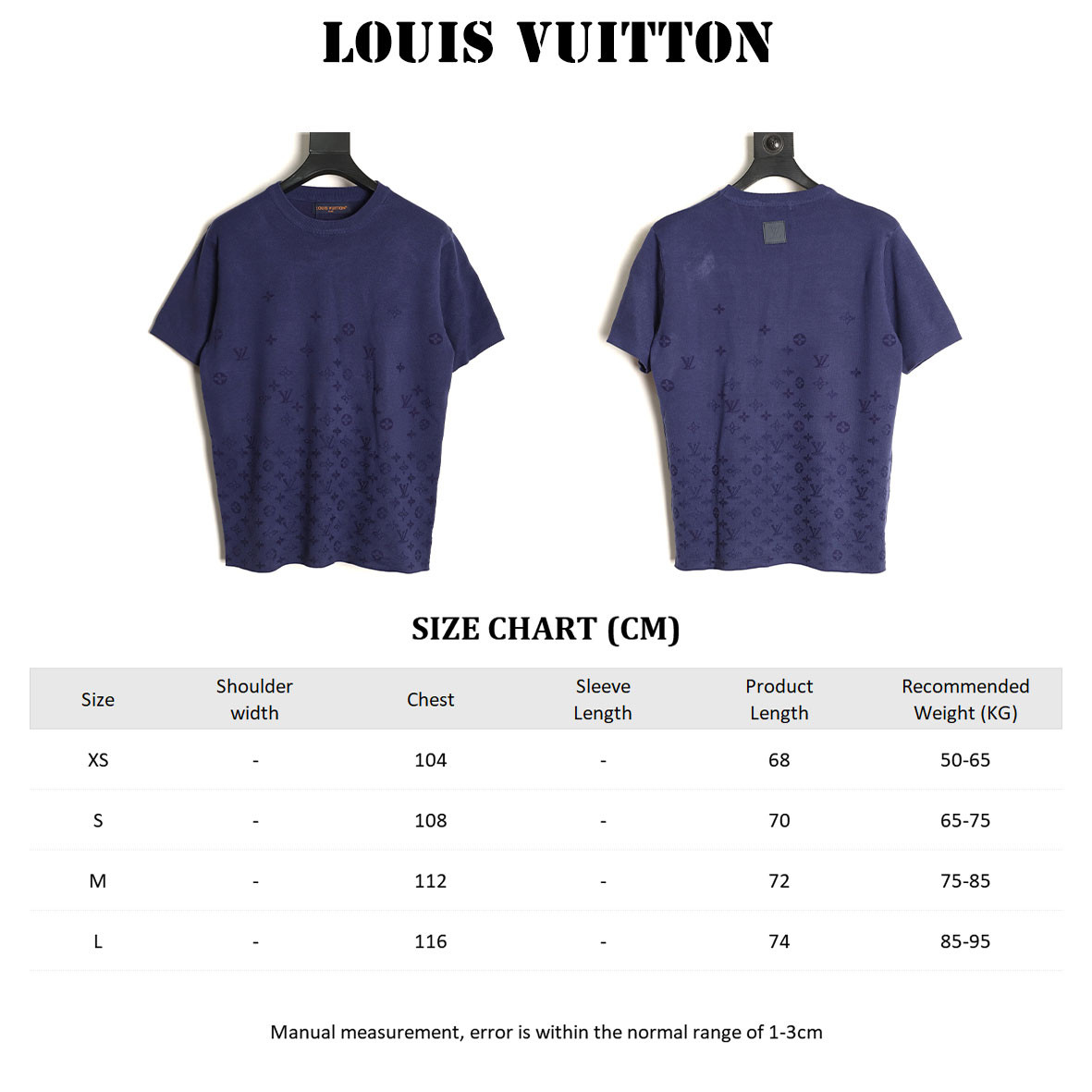 L0vis Vvtt0n 26ss Knitting Short-sleeved T-shirt