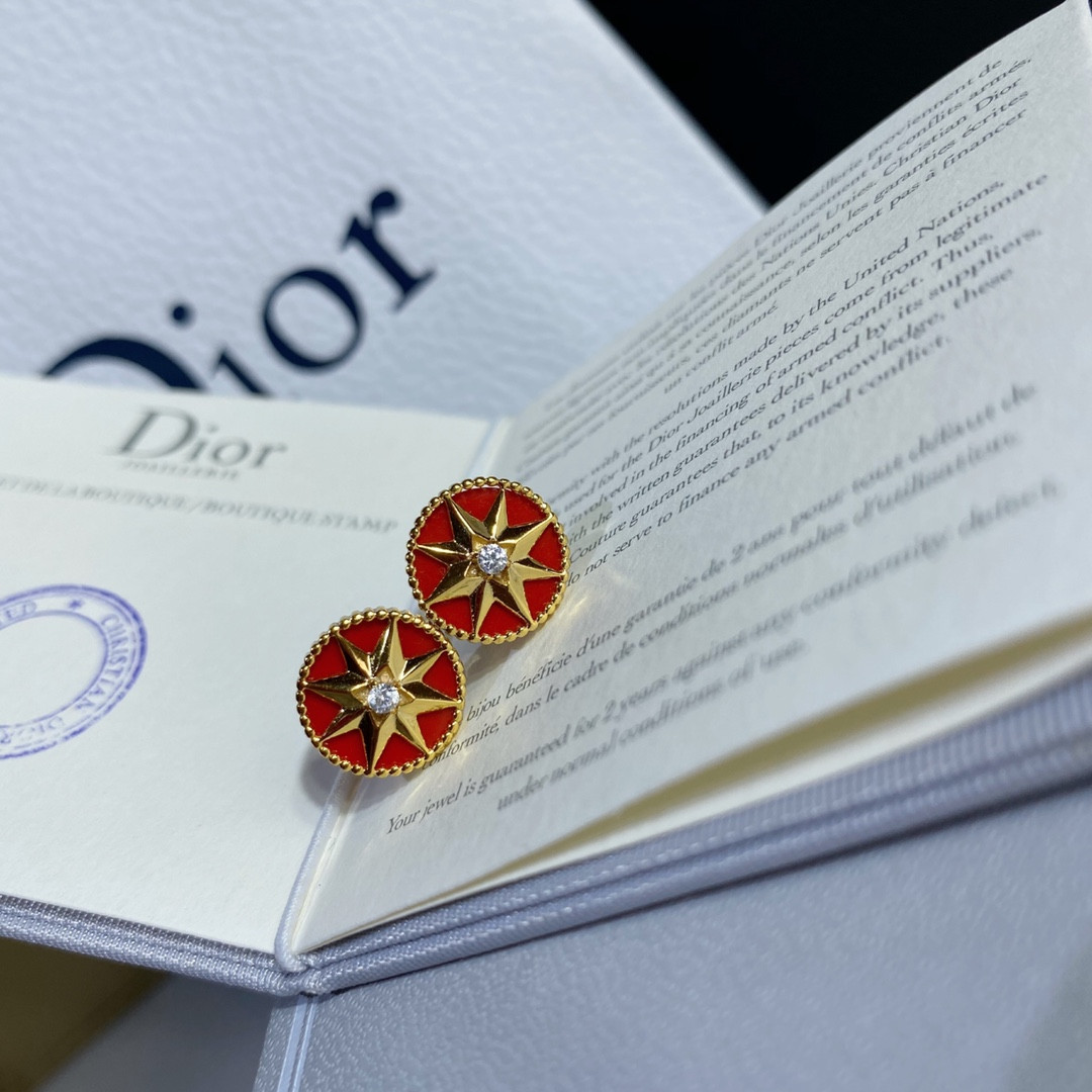 D10r compass Stud Earrings