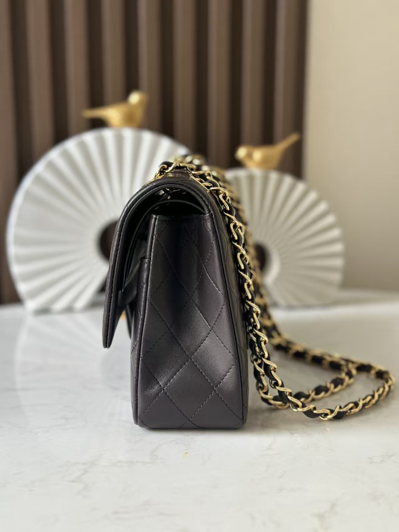 Ch**el Classic Flap Bag 15.5x25.5x6.5cm