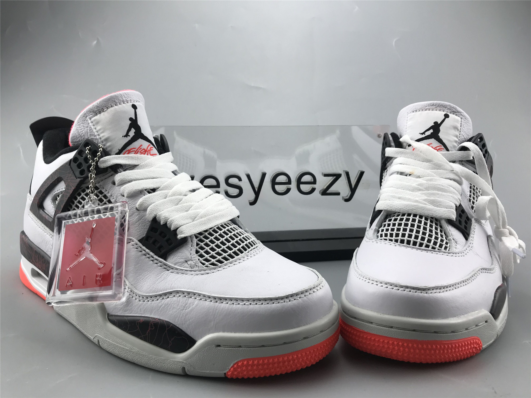 UA AIR JORDAN 4 RETRO "PALE CITRON"