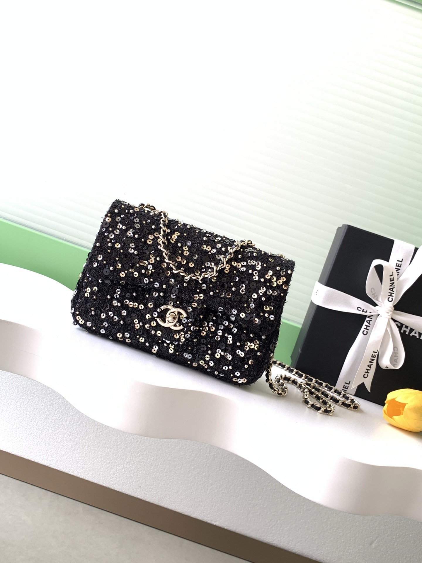 Ch**el Flap Bag 20x14x7cm