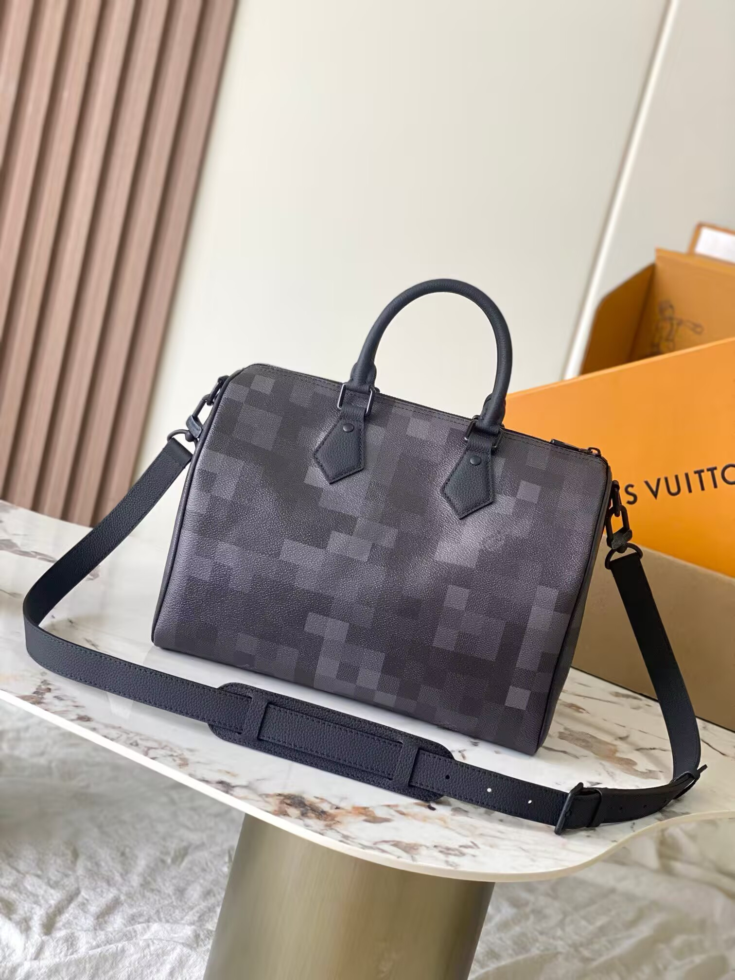LV Speedy 30 Bandoulière M28977 34 x 22 x 19 cm