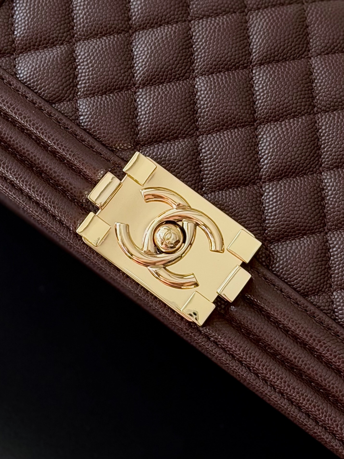 Ch**el Boy Handbag 15x25x9cm