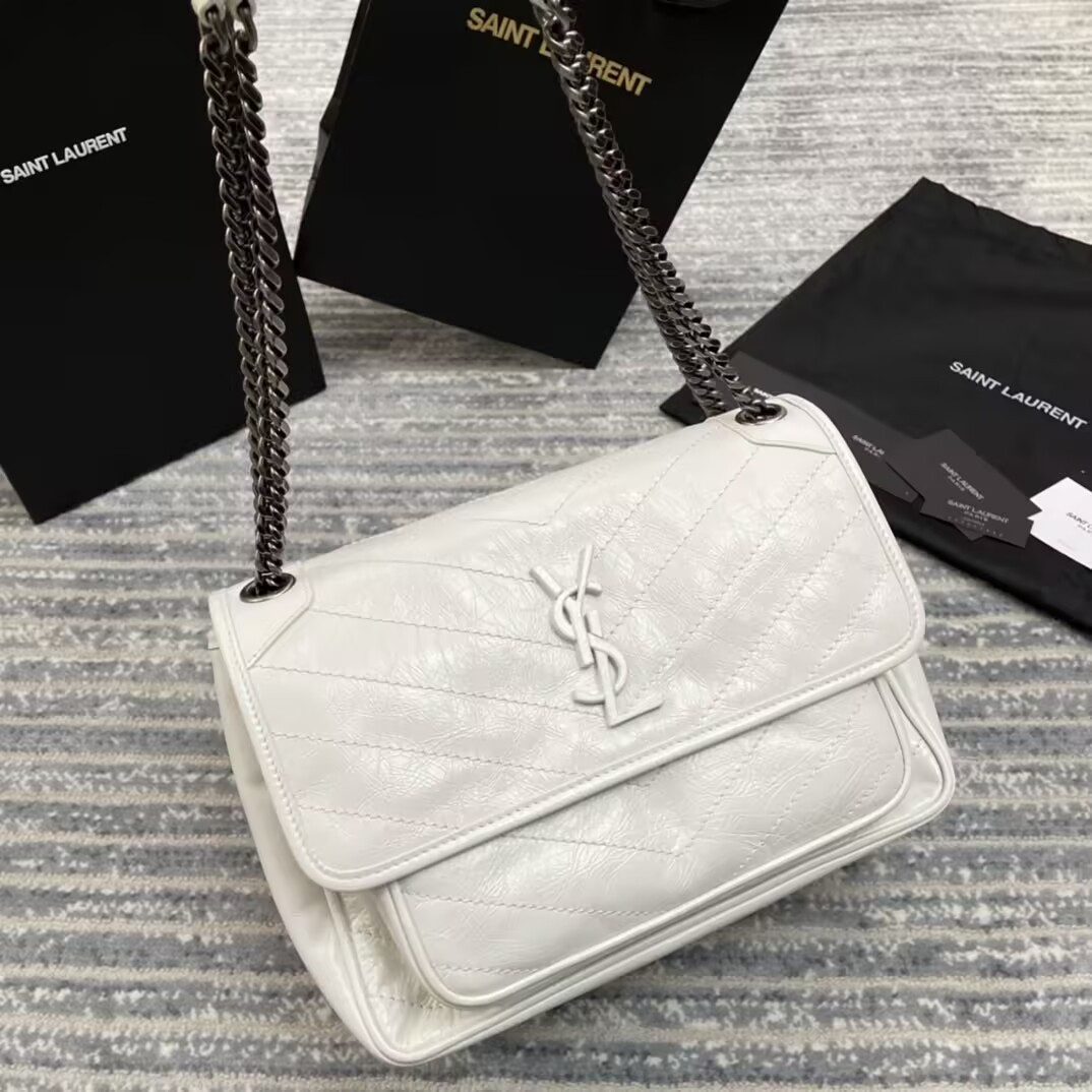 Y51 NIKI MEDIUM IN VINTAGE LEATHER SHINY 28x20x8.5cm