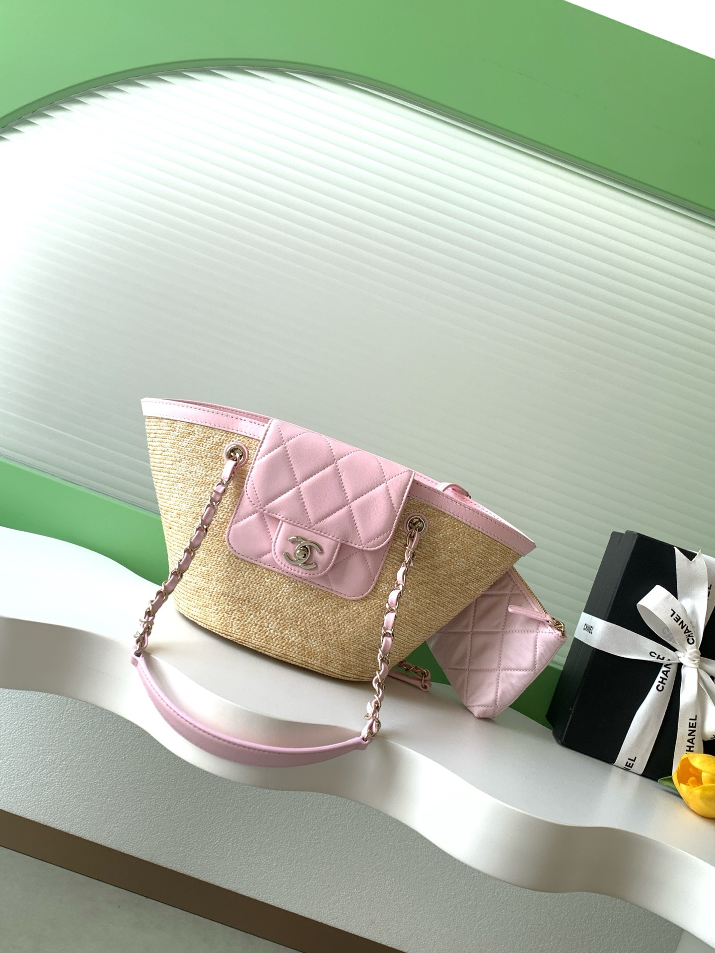 Ch**el Shopping Bag 18x41x13cm