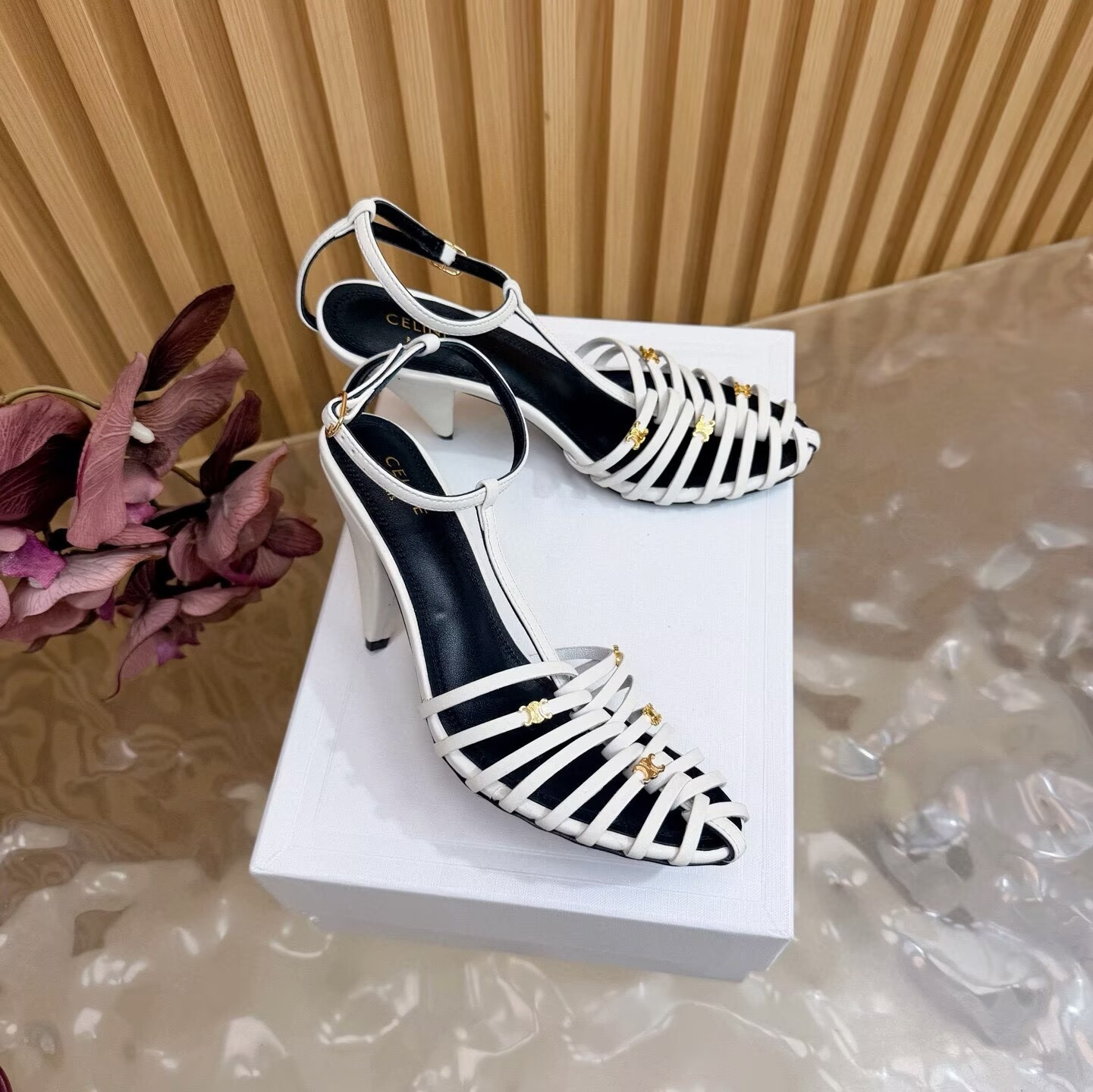 UA Ce1i*e CAGE HEELED SANDAL 8.5cm Heel