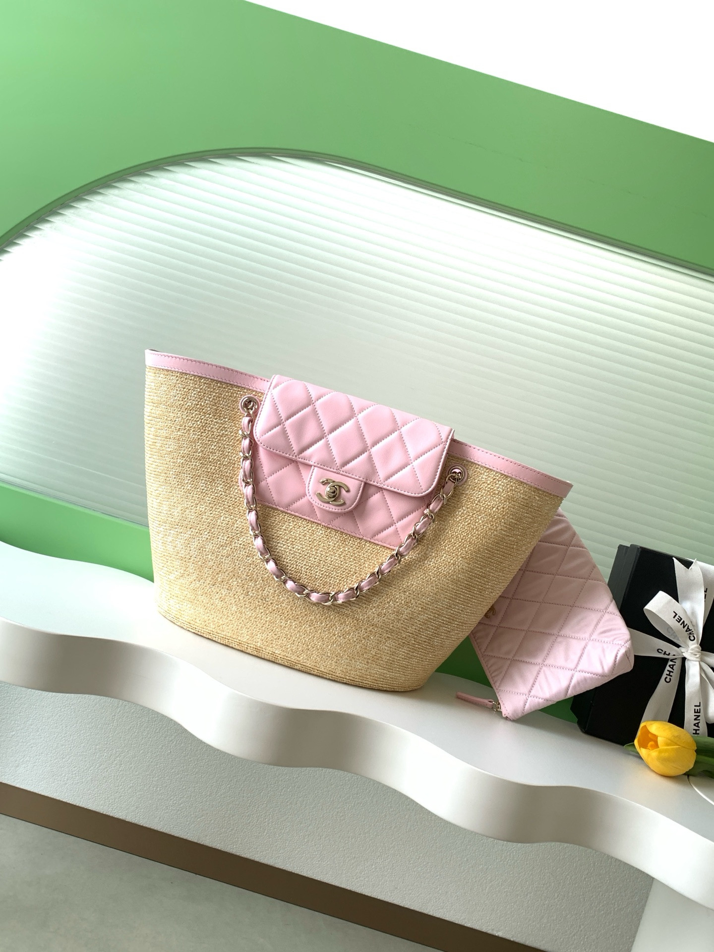 Ch**el Shopping Bag 26x54x18cm