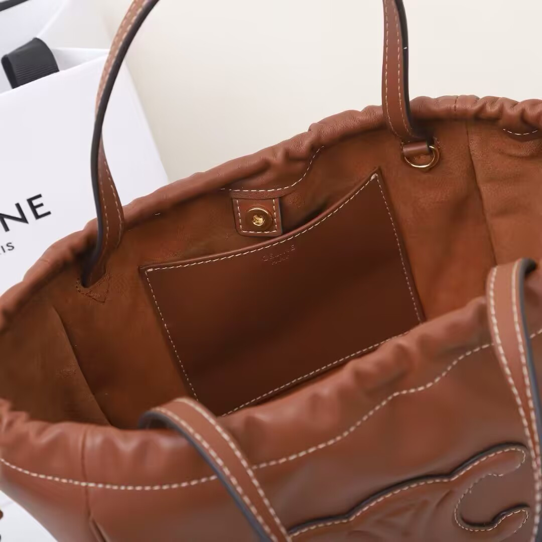 Ce1i*e Cabas Drawstring Triomphe Bag 22x17x15cm