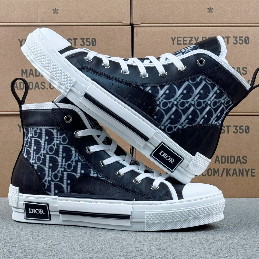 UA D10r B23 High Black White