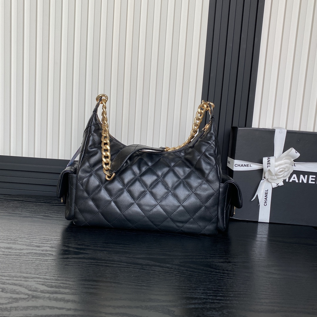 Ch**el 25c Maxi Hobo Bag 27×35×18cm