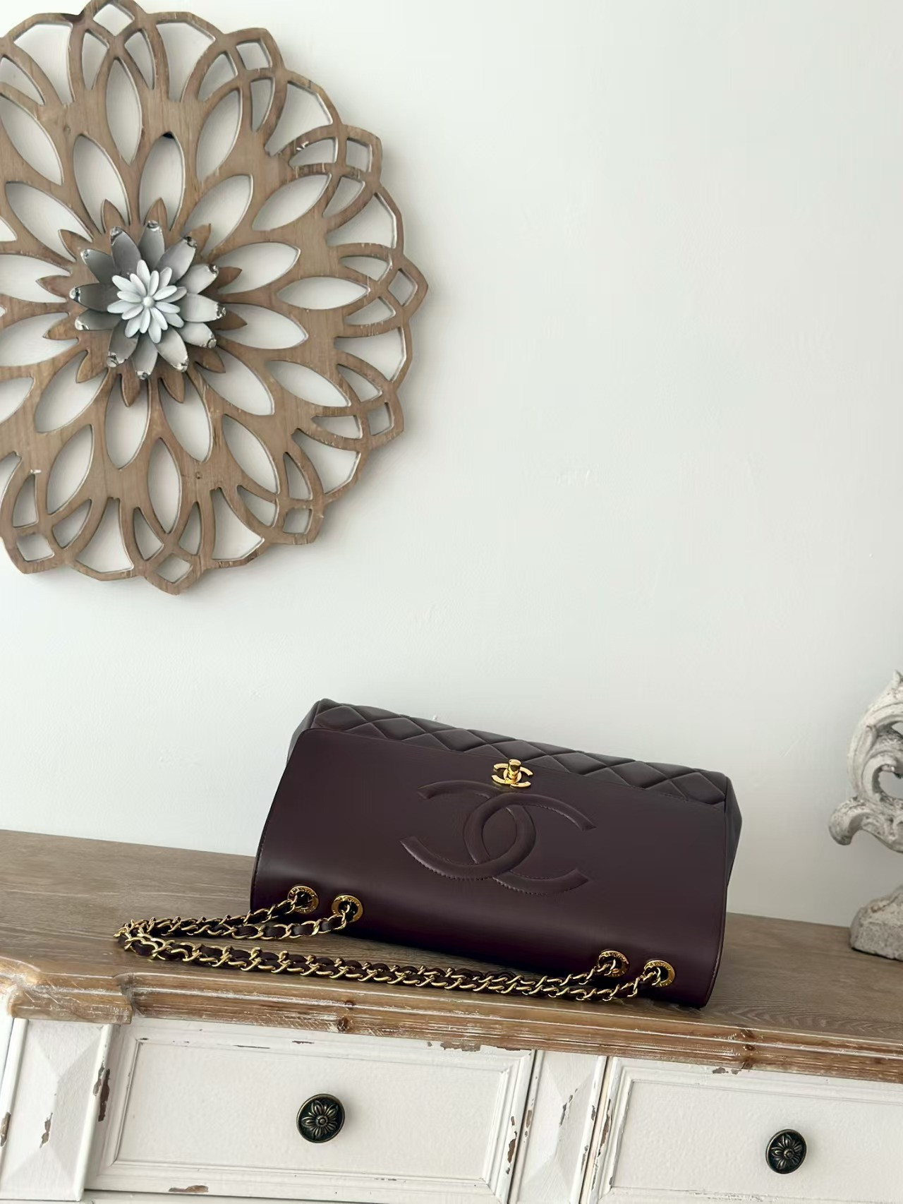 Ch**el shoulder chain bag 33x11x23cm