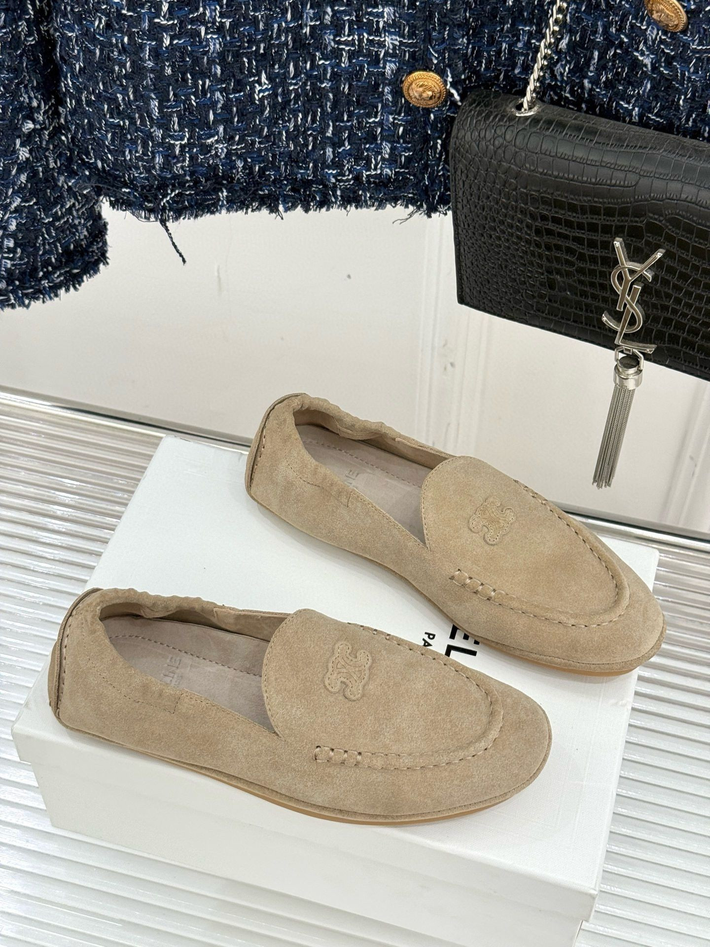 UA Ce1i*e Adam Loafer In Suede Calfskin