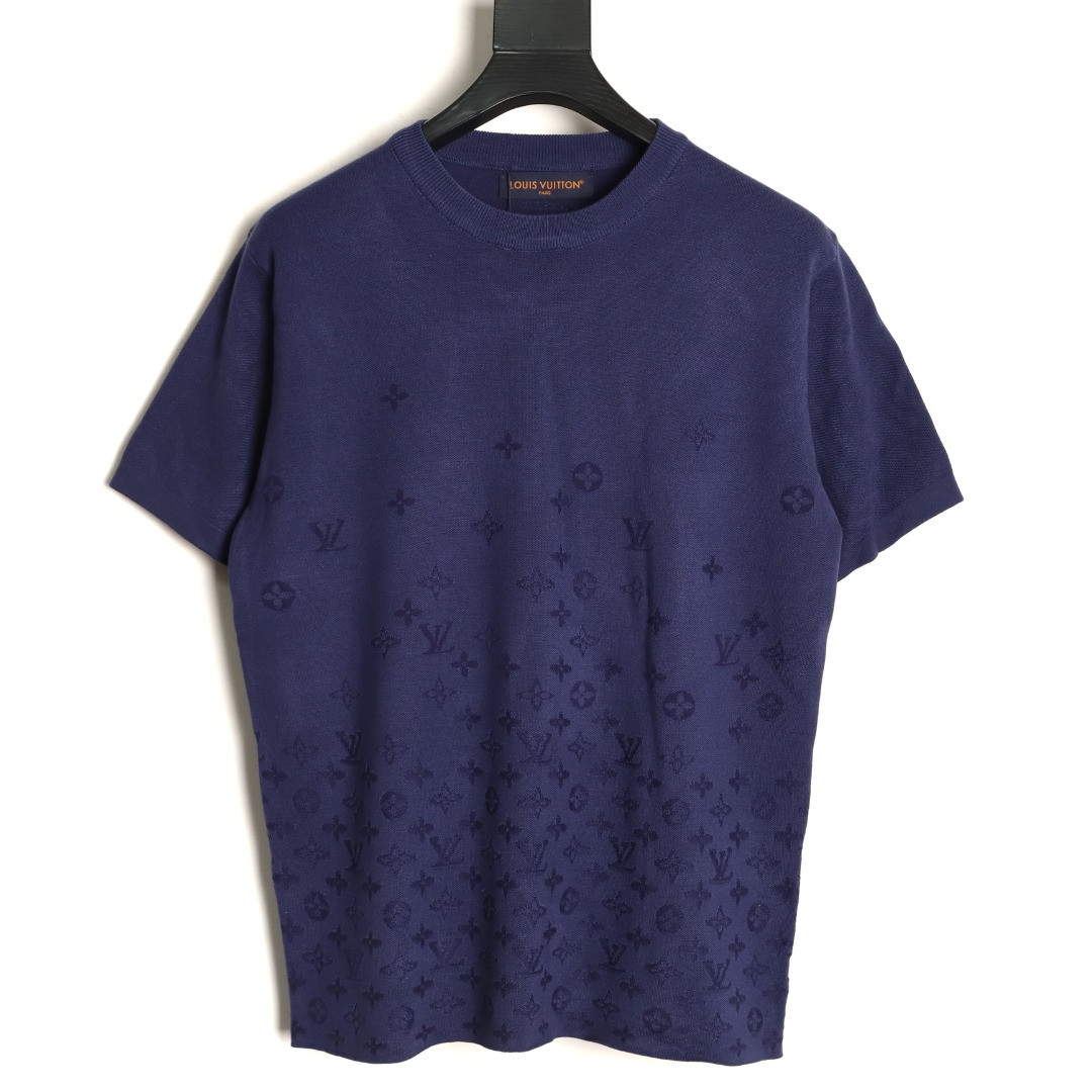L0vis Vvtt0n 26ss Knitting Short-sleeved T-shirt