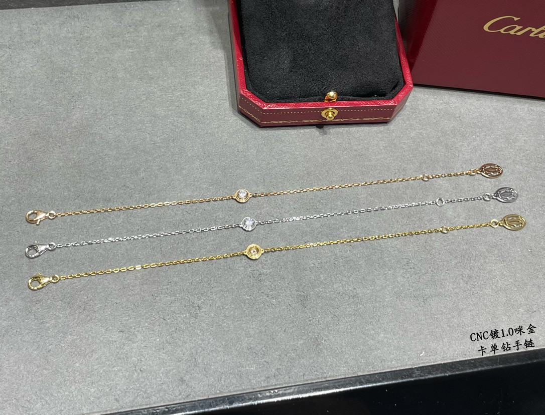 Ca*t1er Single D1am0nd Bracelet