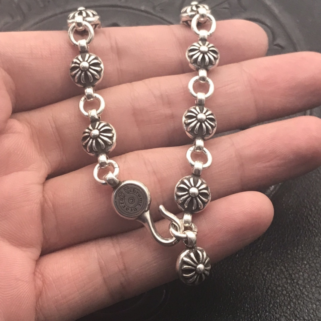 Ch*0me He**ts Cross Bracelet