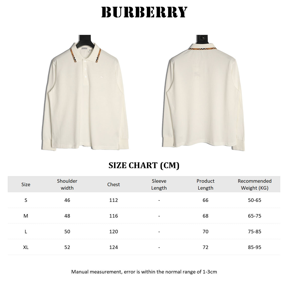 Bv*b*rry Long-sleeved Polo Shirt