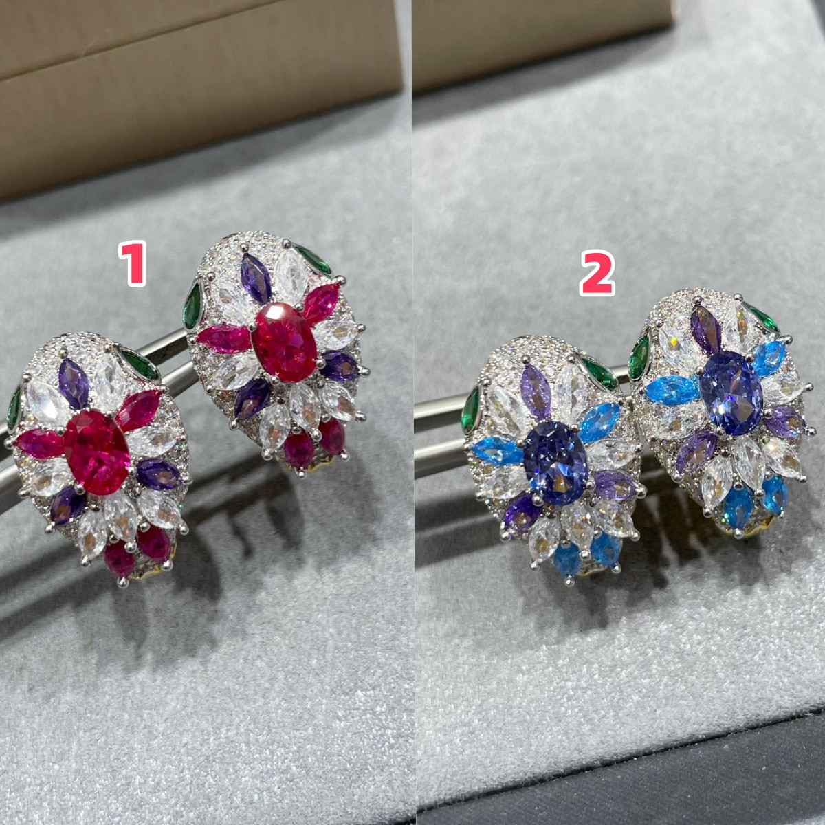 Bv1g*ai D1am0nd Princess Snake Earrings