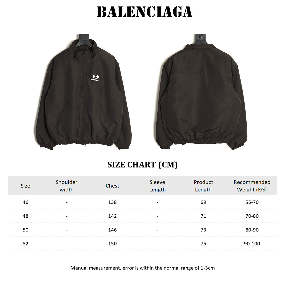 Ba1en*iaga Jacket