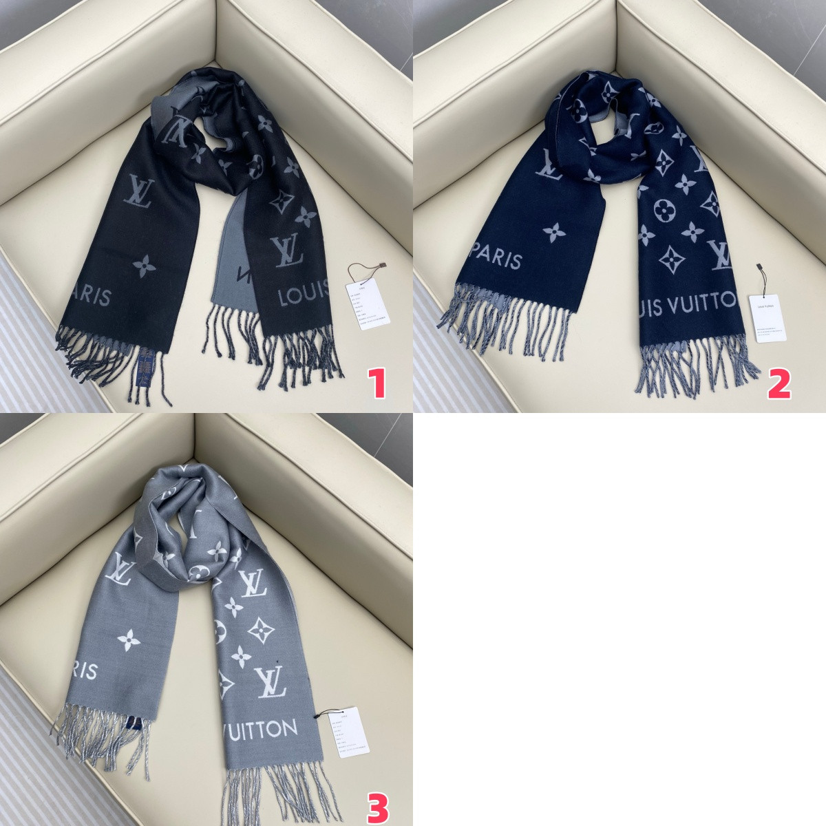 L0vis Vvtt0n Men's scarf 35x185cm