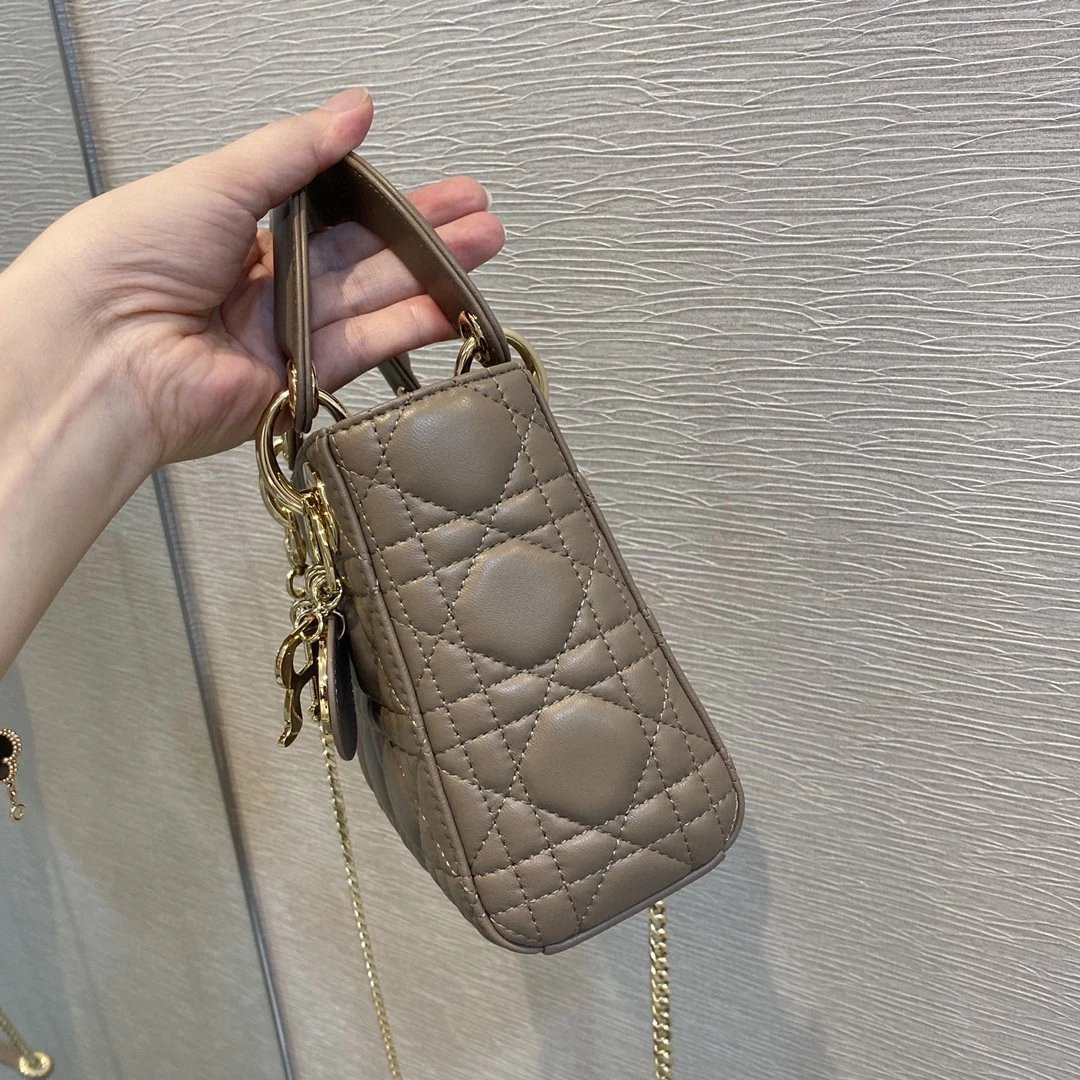 MINI LADY D10r D10rAMOUR BAG 6.5 x 6 x 3 inches