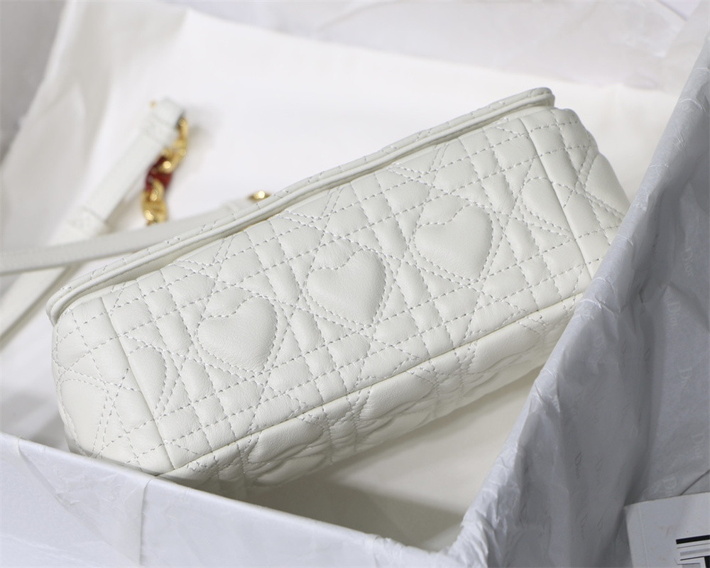 SMALL D10r CARO BAG amour Ivory 20 x 12 x 7 cm