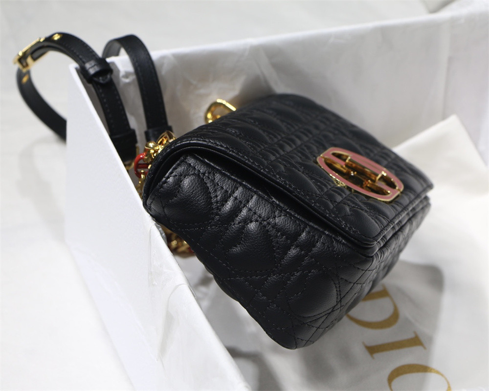 SMALL D10r CARO BAG amour black 20 x 12 x 7 cm