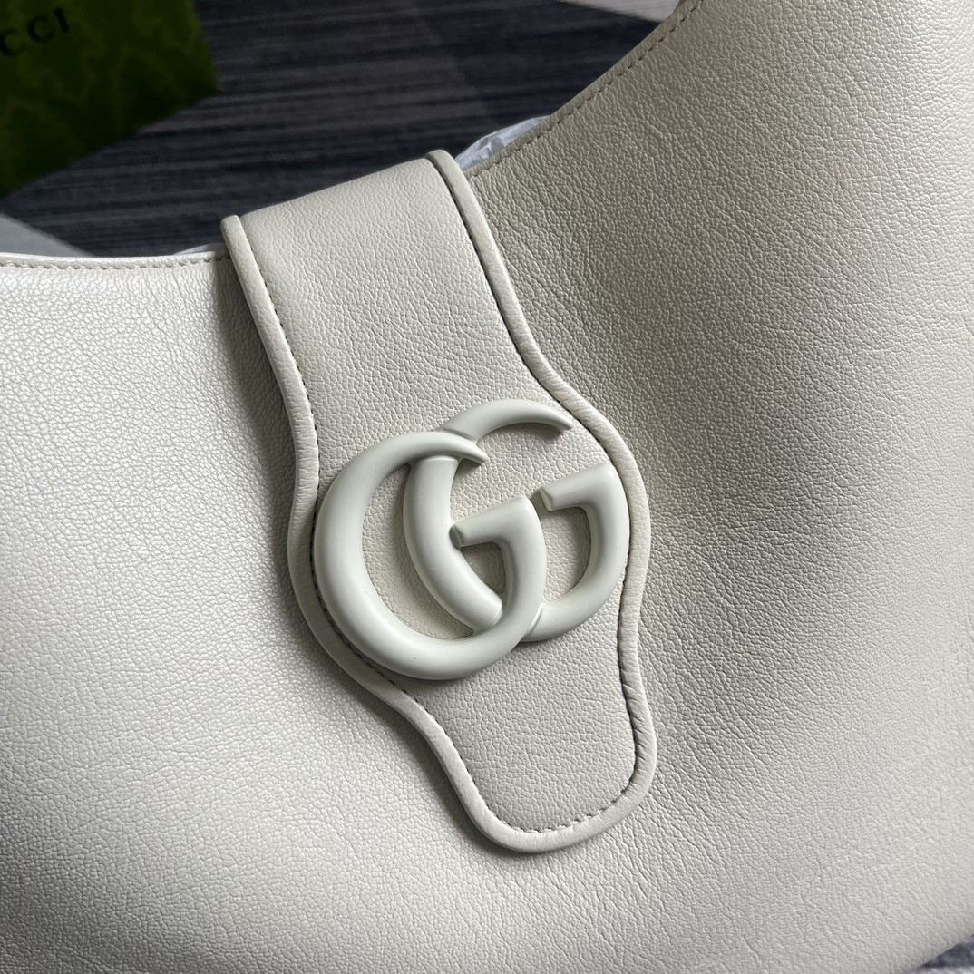 Gvc*1 APHRODITE LARGE SHOULDER BAG WHITE 18"W x 11.8"H x 0.8"D