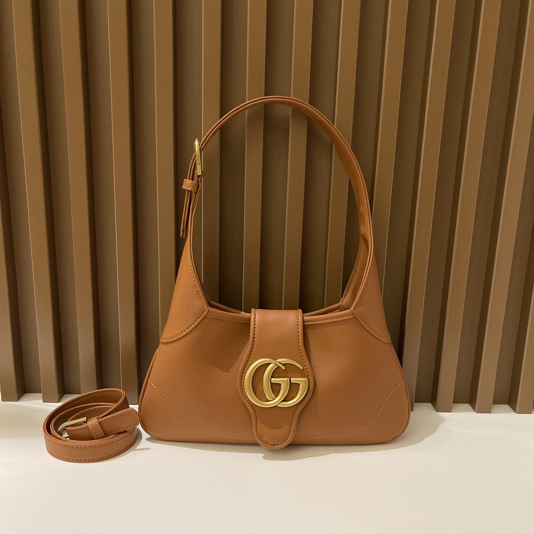 Gvc*1 APHRODITE SHOULDER BAG BROWN 27 X 13.5 X 2 cm