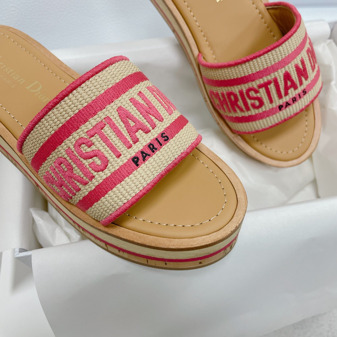 UA D10riviera Dway Platform Slide Candy Pink