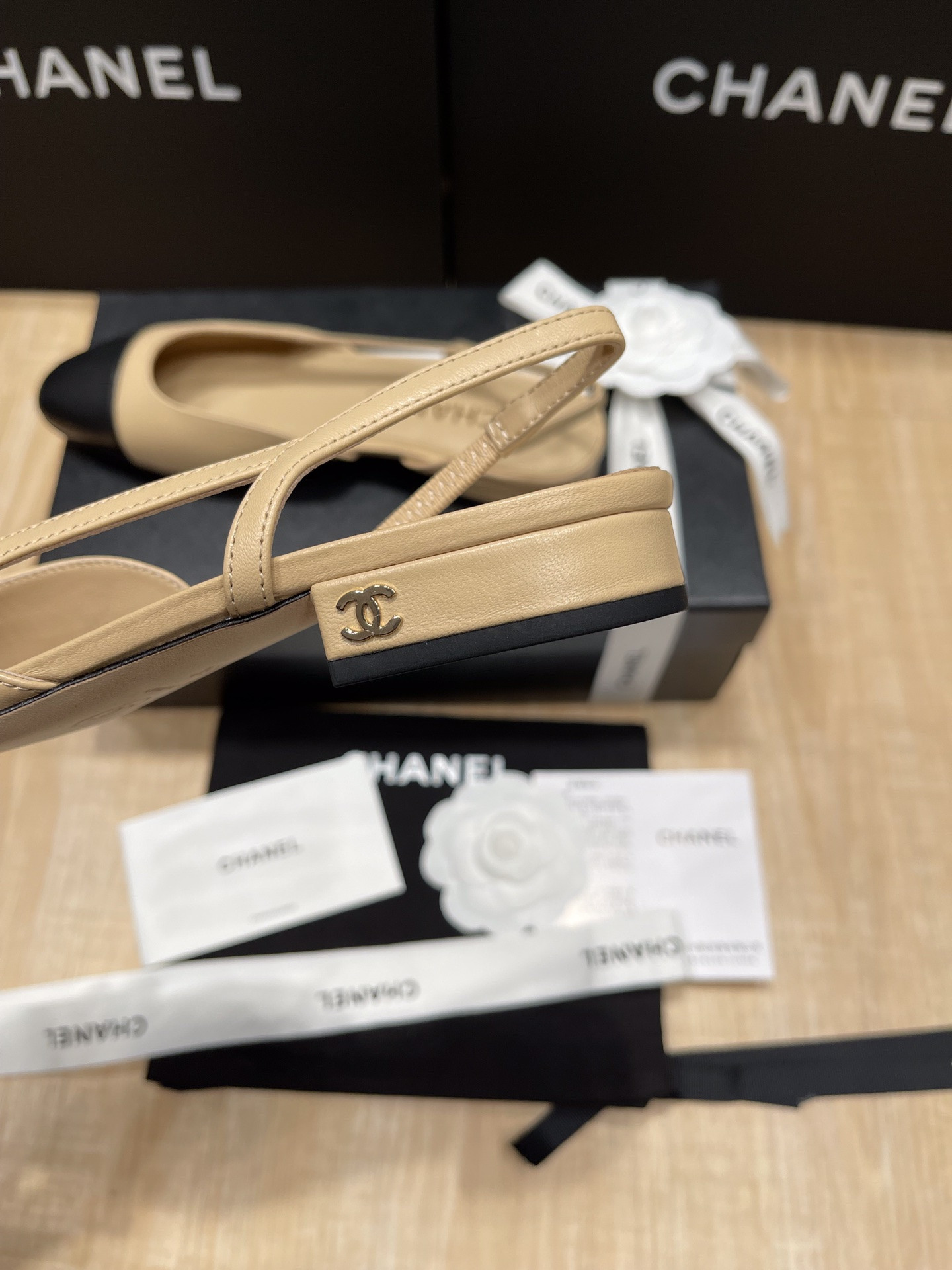 UA Ch**el SLINGBACKS FLAT