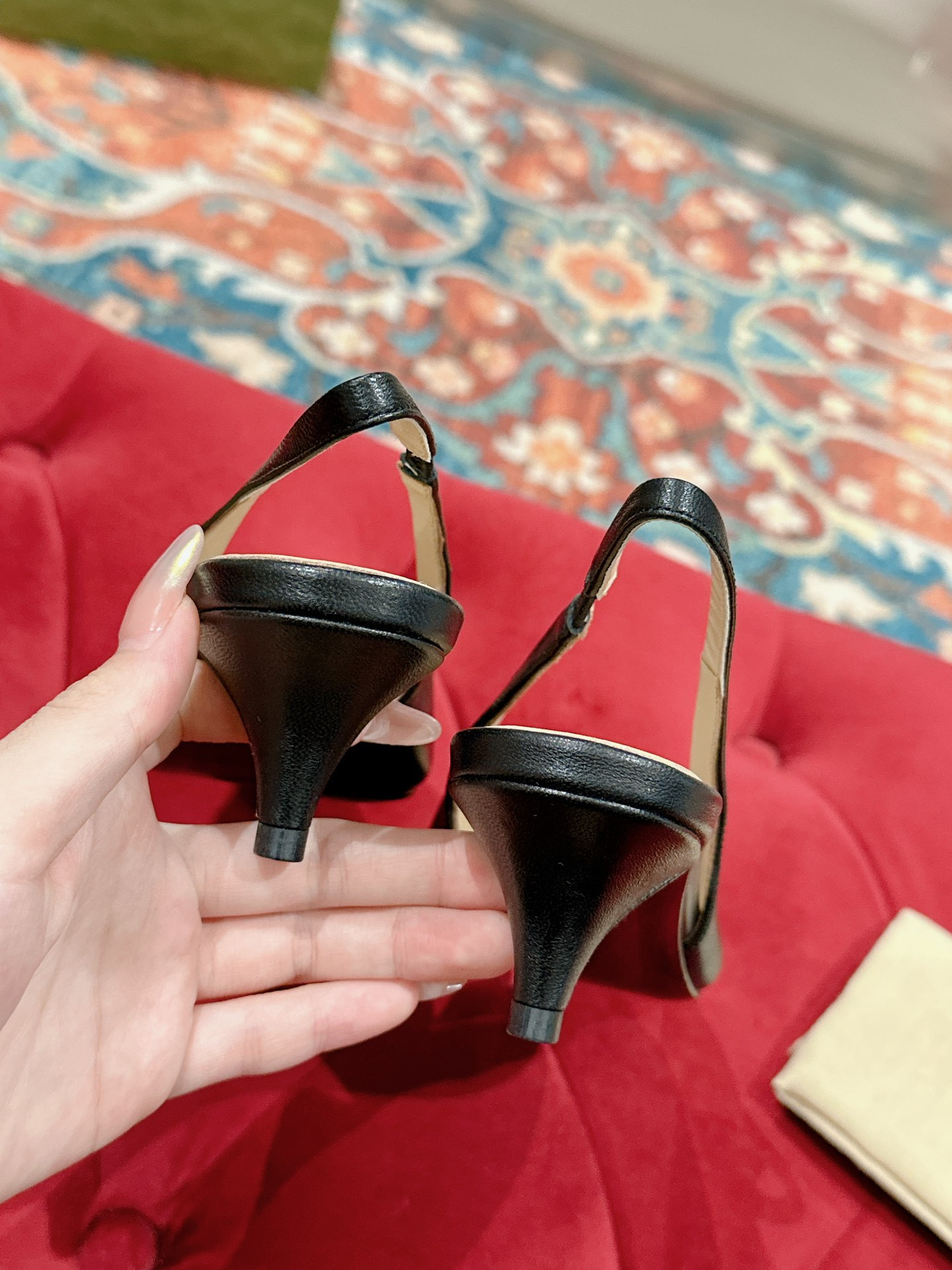 UA Gvc*1 HORSEBIT SLINGBACK PUMP LOW HEEL
