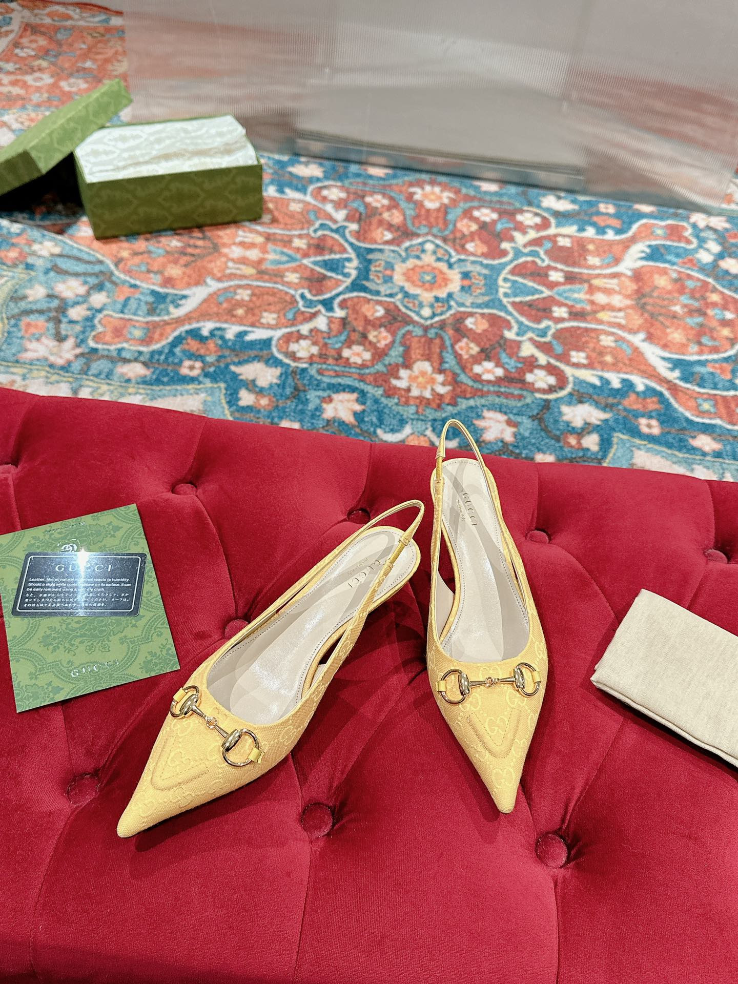 UA Gvc*1 HORSEBIT SLINGBACK PUMP LOW HEEL