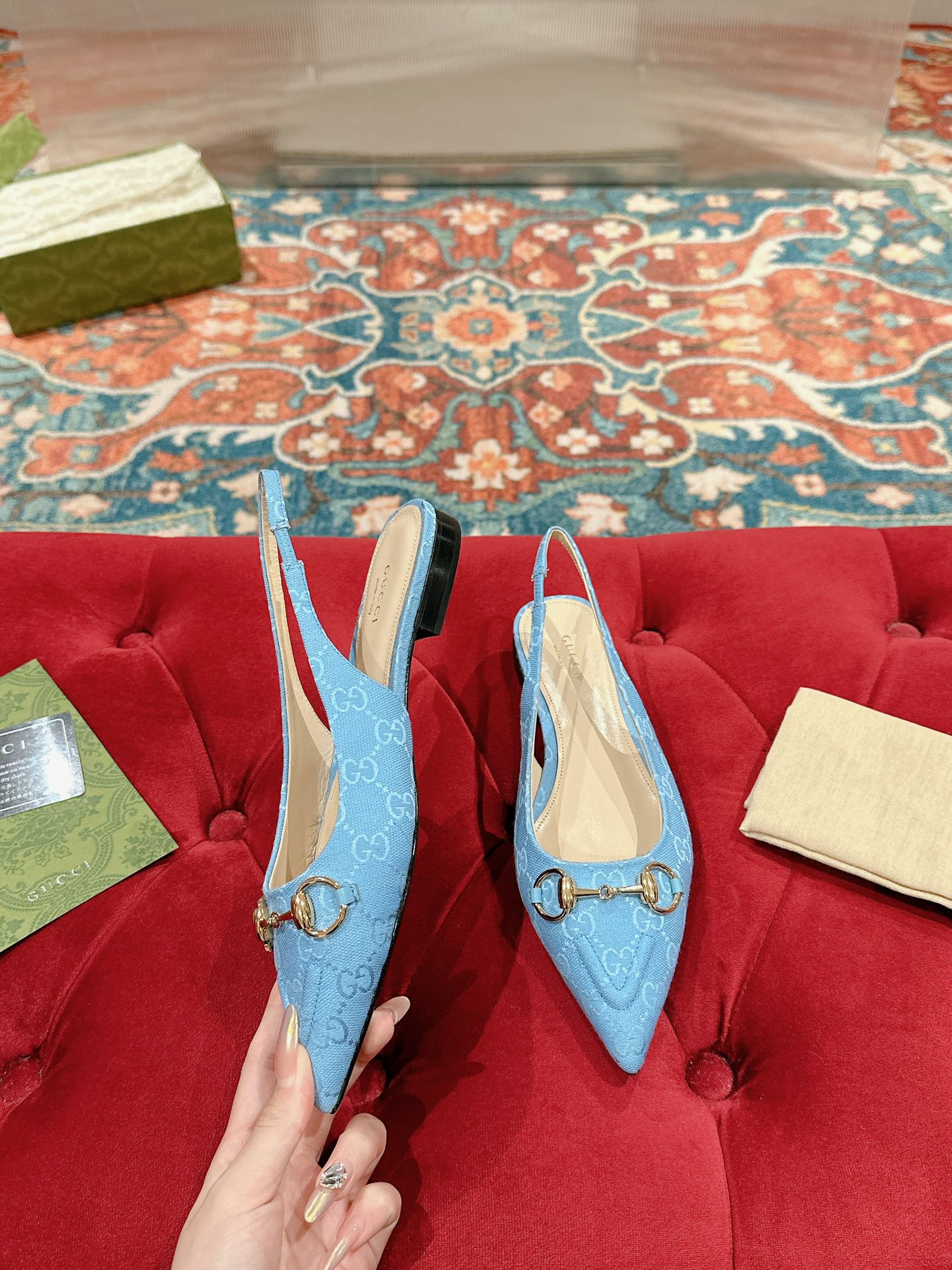 UA Gvc*1 HORSEBIT SLINGBACK FLAT