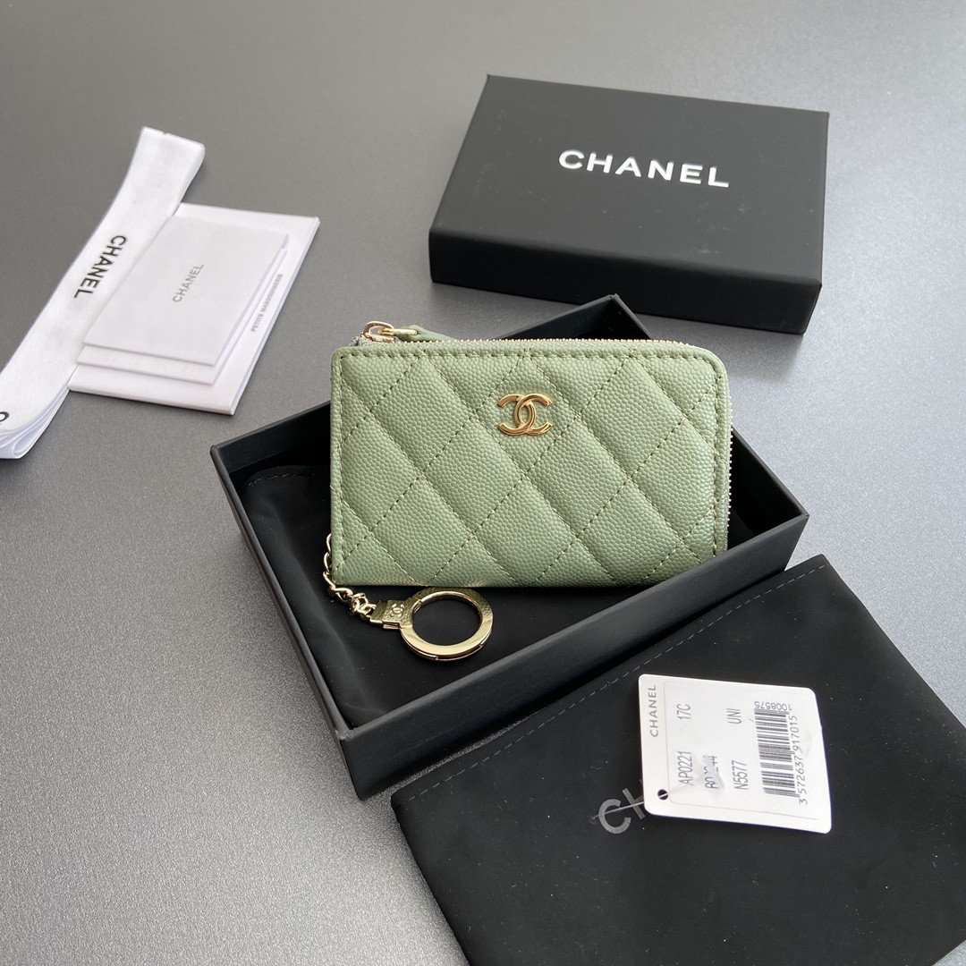 Ch**el Card holder 11.5×7.5×1.5cm