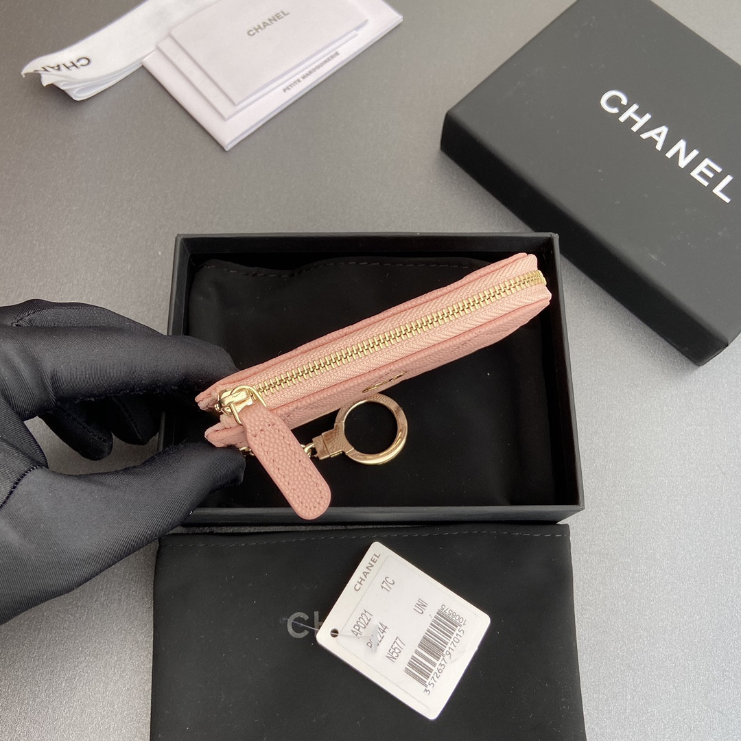 Ch**el Card holder 11.5×7.5×1.5cm