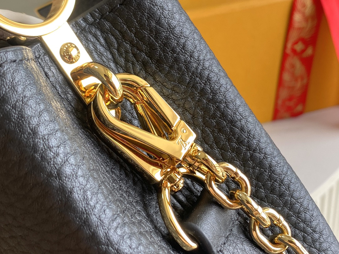 LV Capucines M20845 Pink Handle 17x12x9.5cm