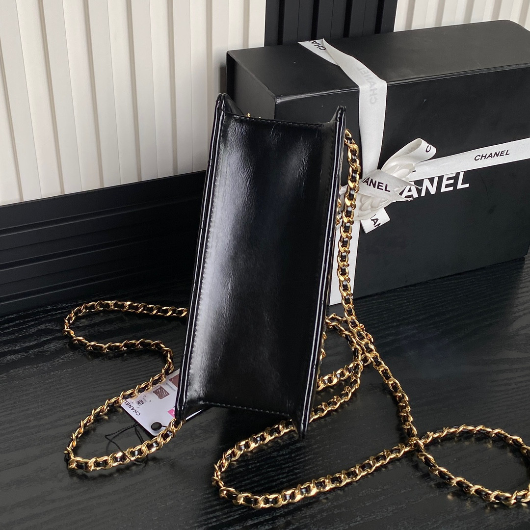 Ch**el 24K Handbag 16×21×7cm