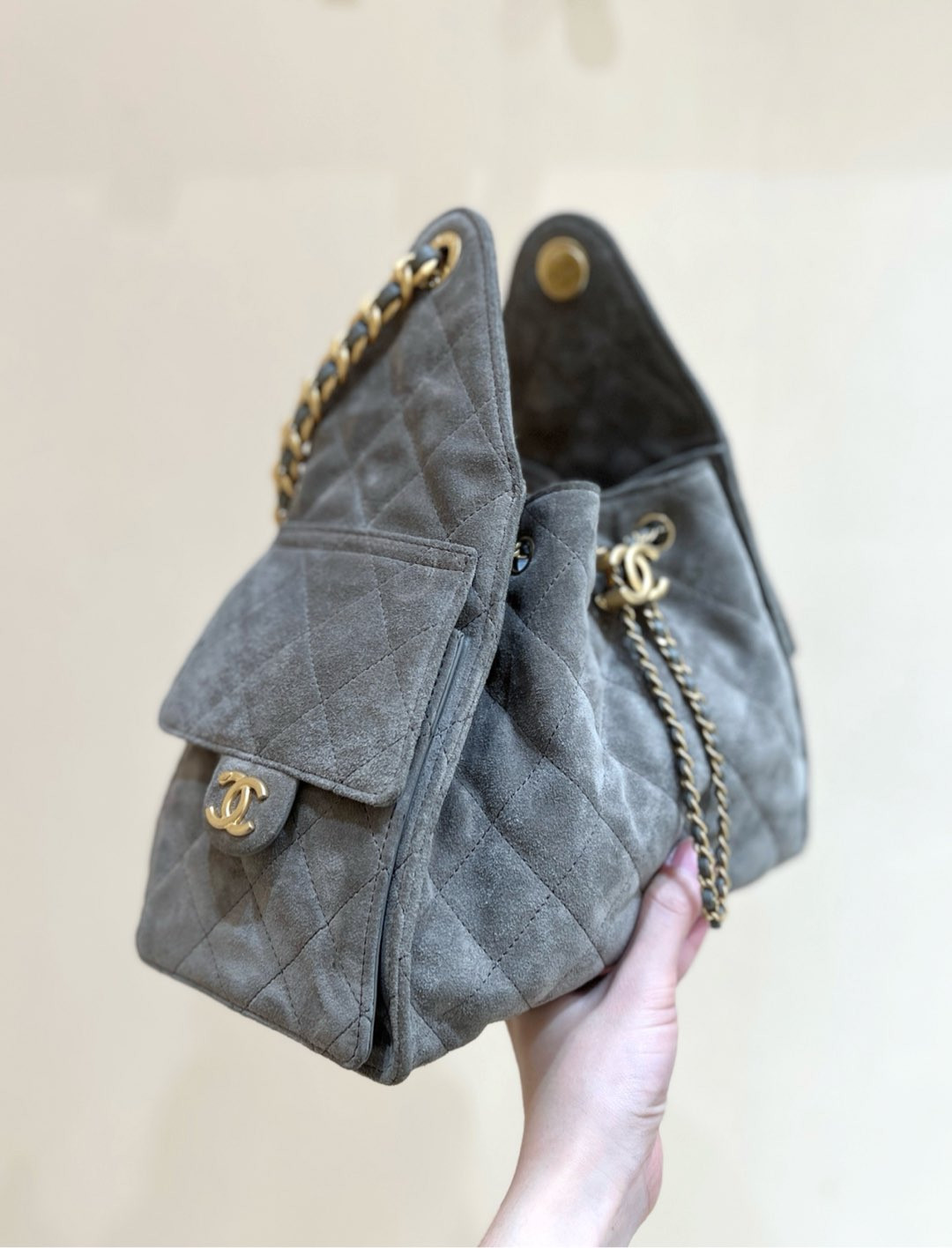Ch**el 25C Bucket Bag 26x30x14cm