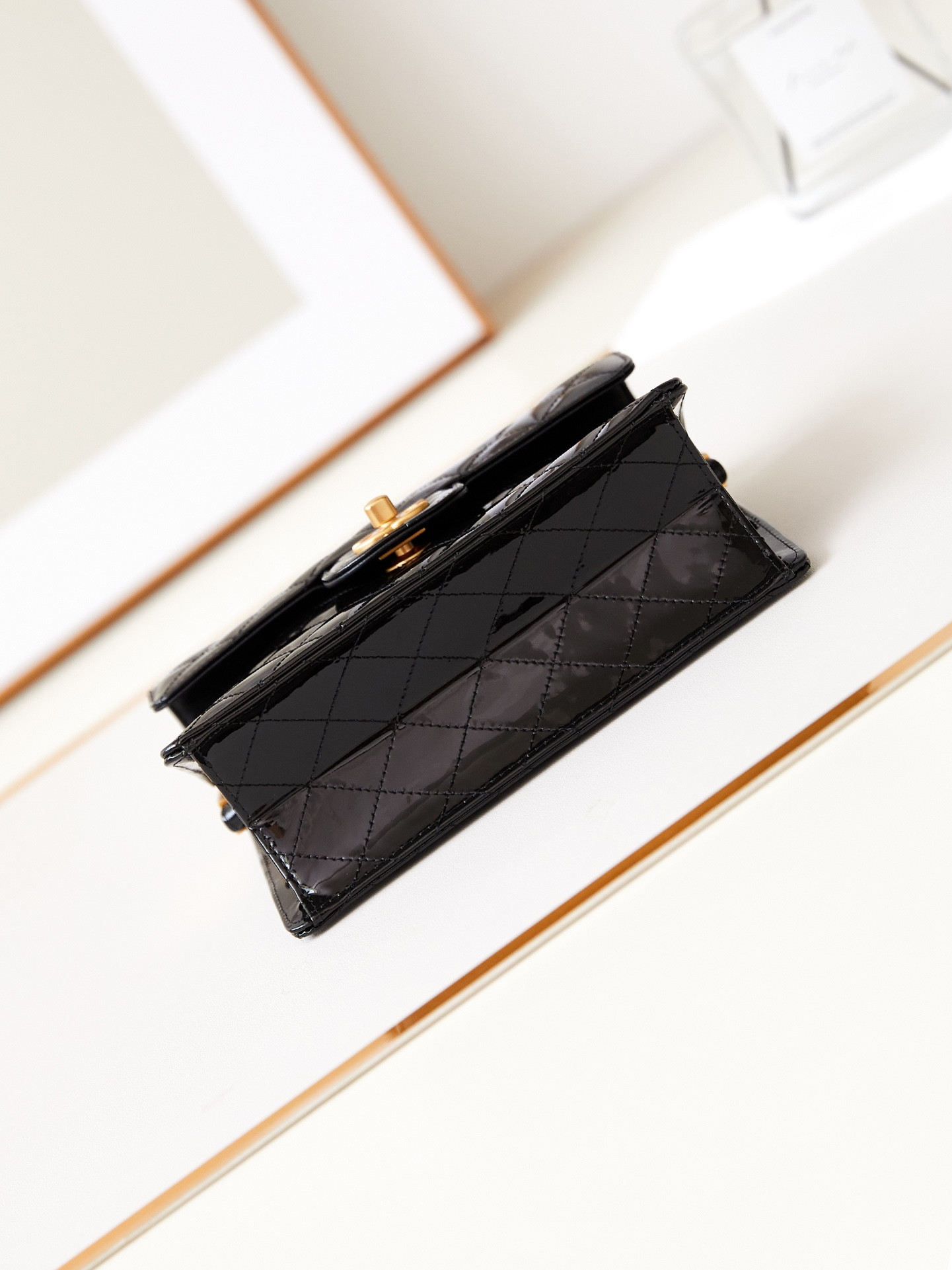 Ch**el 23K Box bag 15.5x20x7.5cm